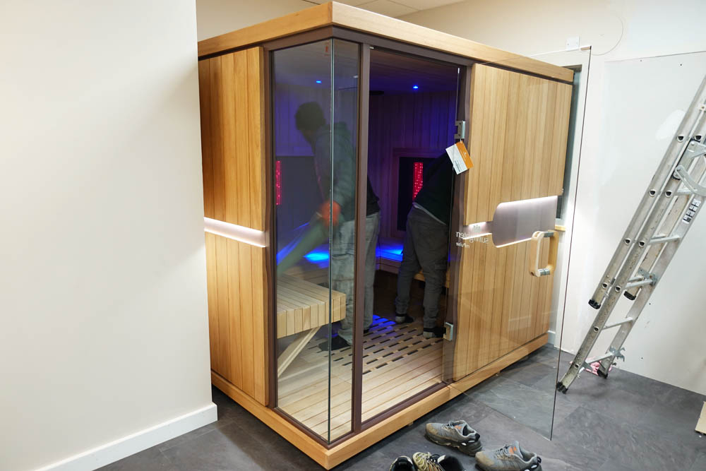 Final touches to the interior - we are not allowed in quite yet