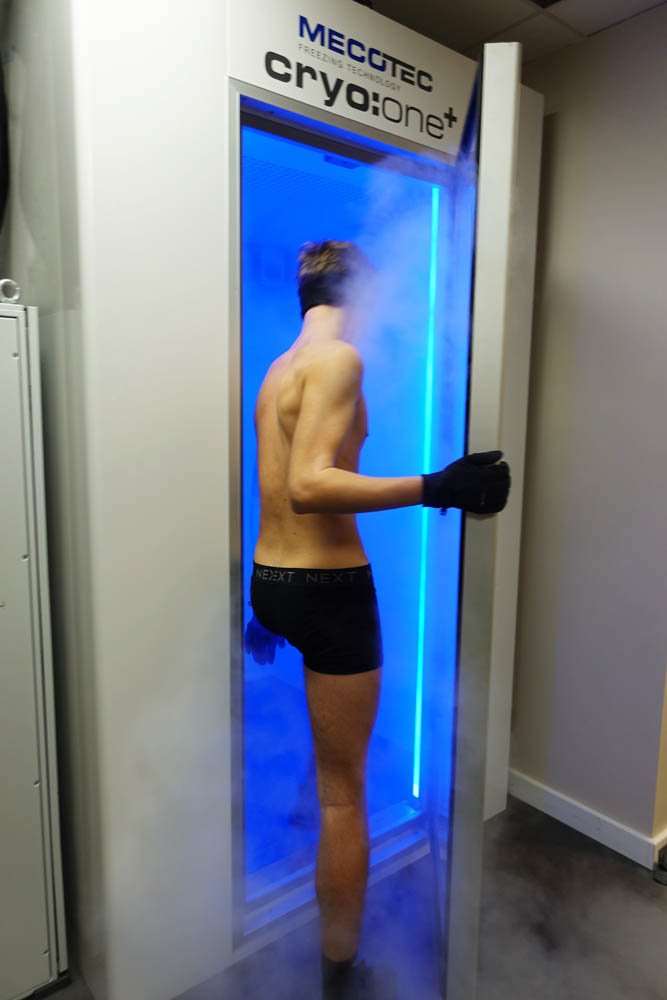 It's at -87 degrees Celsius and he's going in!