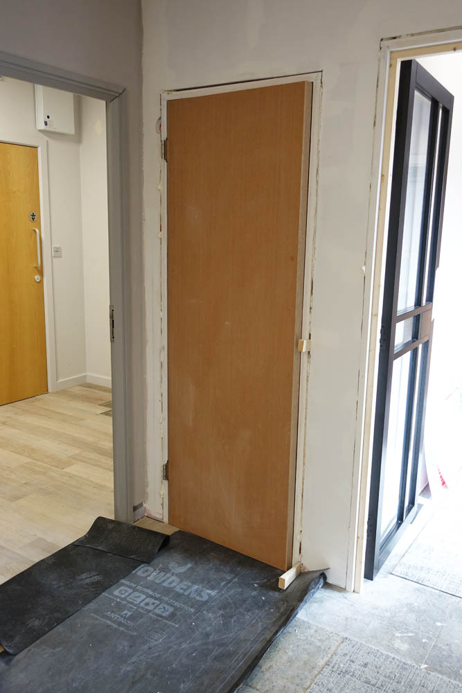 Hello John, can you spot the secret door that will disguise the cleaner's cupboard? Janet can