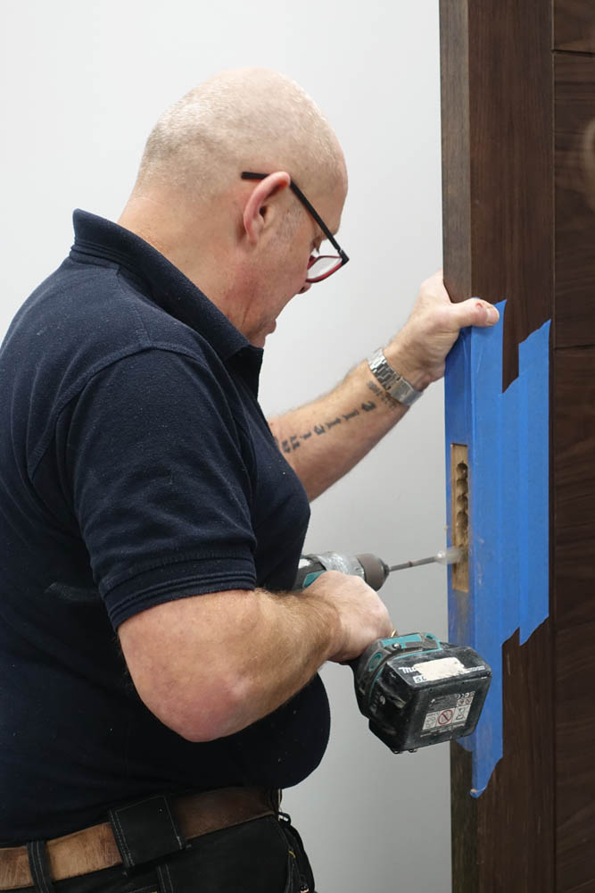 It takes nerves of steel to tackle expensive doors. Well done Neal