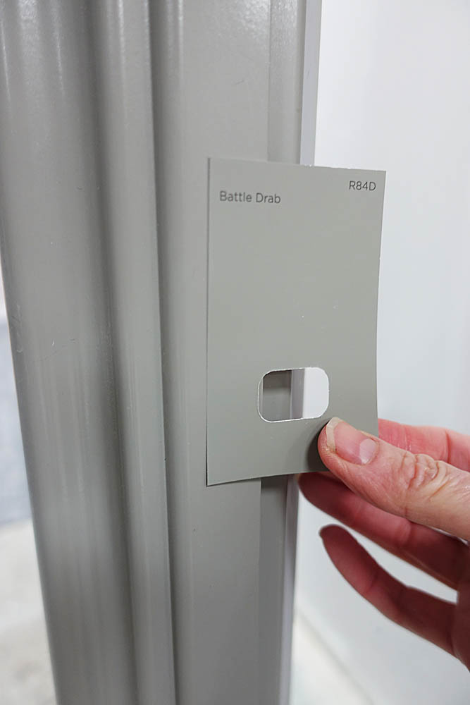 It couldn't be any other colour when you come to think about it - battle drab!