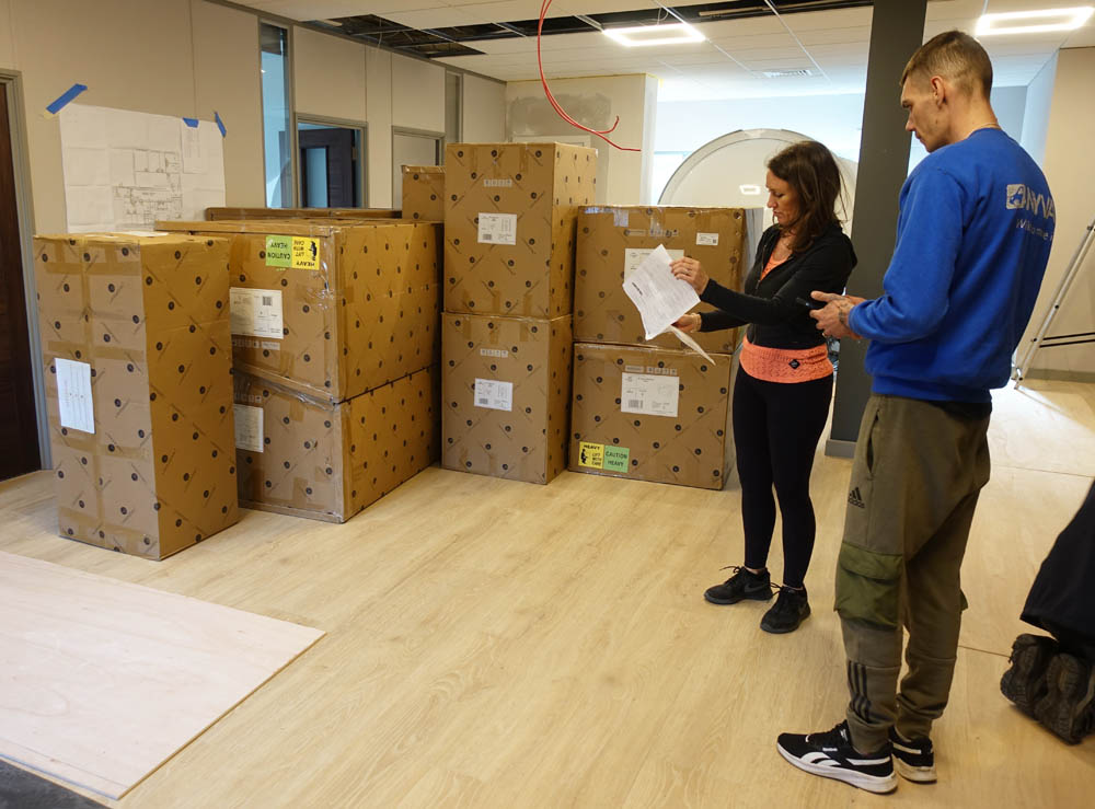 The delivery of the furniture from Liang & Eimil - I must say, it's very well packed!