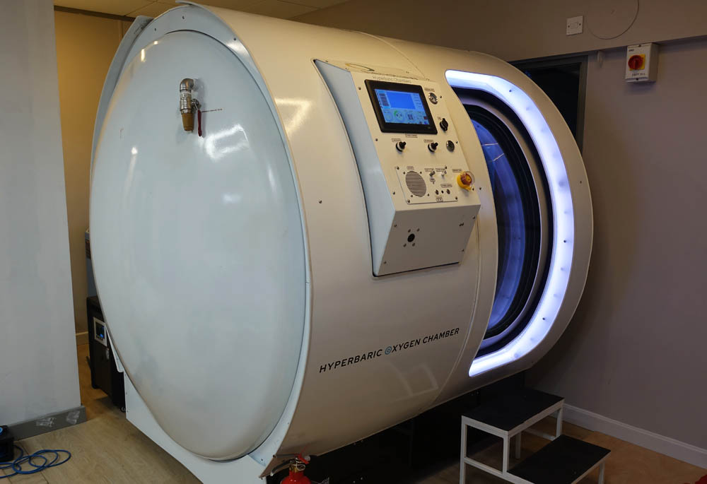 The hyperbaric chamber up and running!