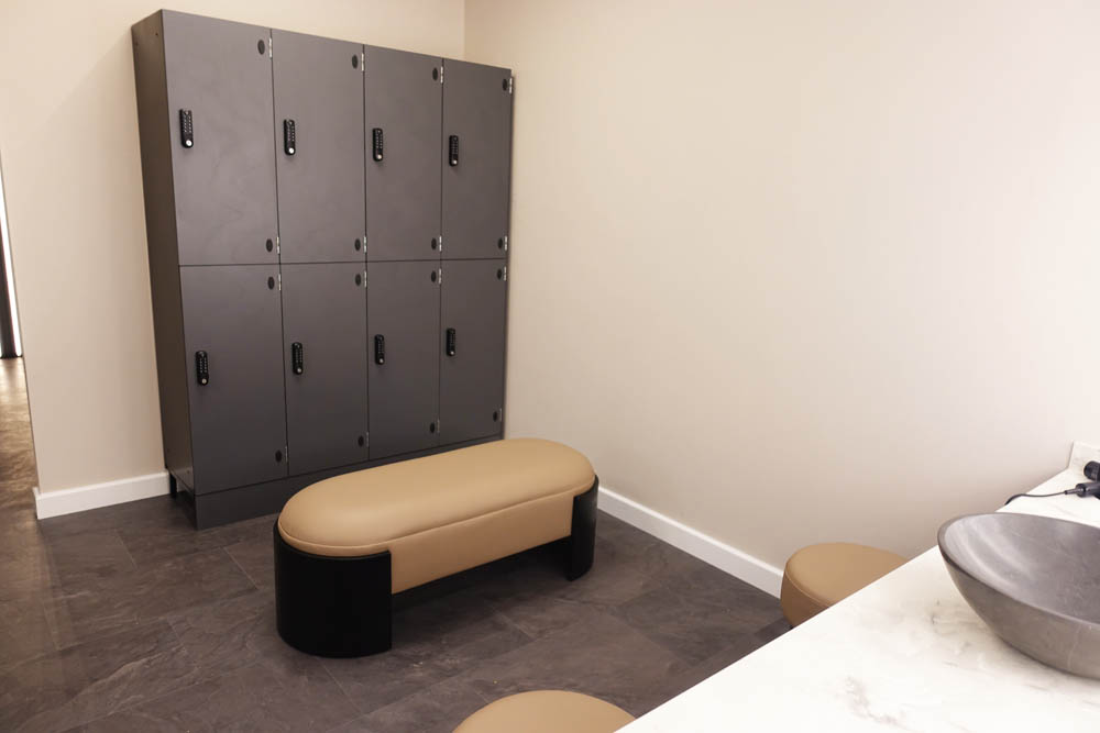 The changing area takes shape
