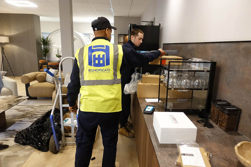 The Coffee machine delivery by Bishopsgate on behalf of LiquidLine