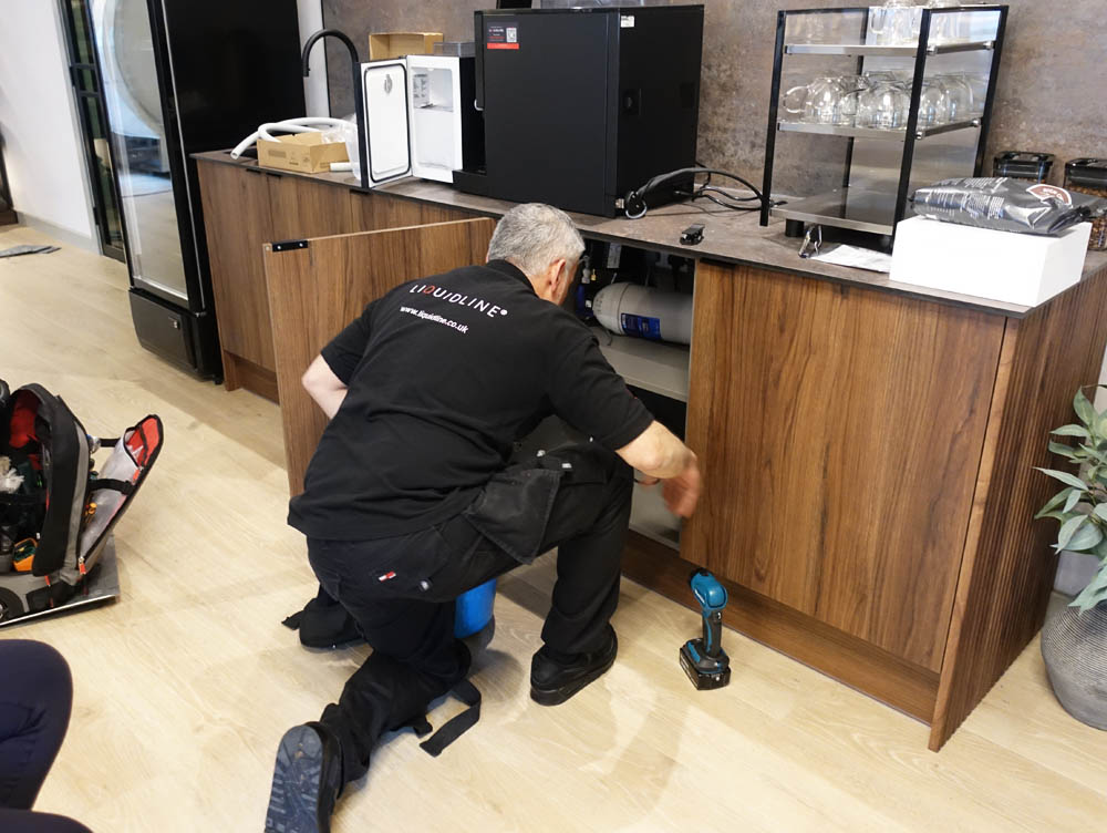 The installation proper by Sarhan from LiquidLine