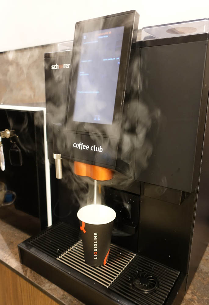 And now the steaming milk