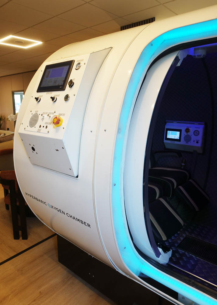 Our Duoplace hyperbaric oxygen therapy chamber
